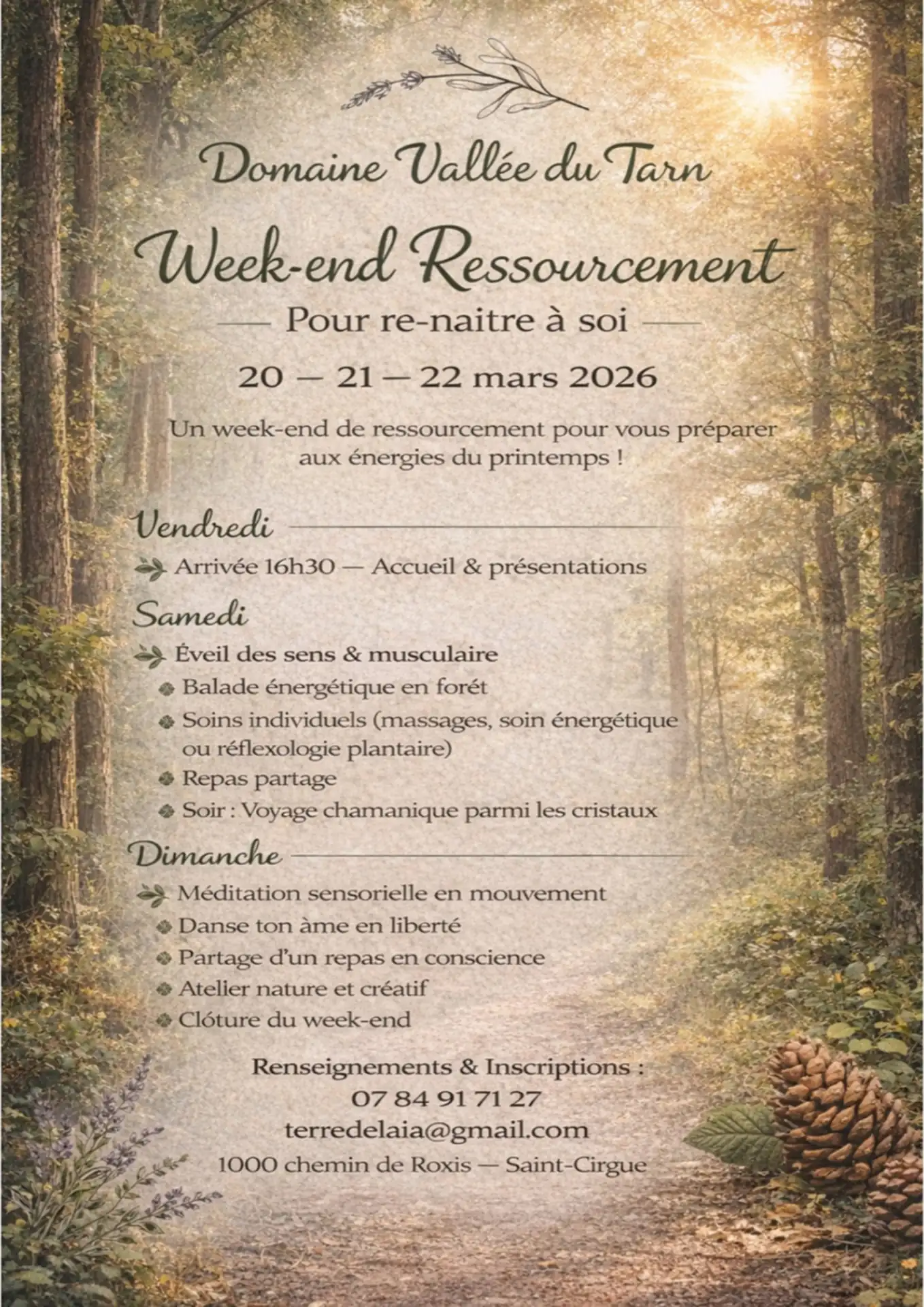 weekend ressourcement